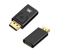 XINXINGDINGSHENG 2PCS Display Port to HDMI Adapter, 4K/30HZ DP to HDMI Converter, HD Gold-Plated Display Port to Hdmi Adapter, Compatible with HDTV, Monitor, Projector, Laptop, Desktop