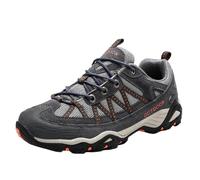 XINXINIO Unisex Suede-Mesh Fell Walkers - Cushioned Hiking Shoes for Couples Lake District Trails Khaki