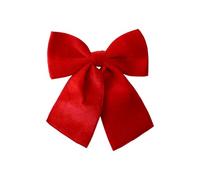 xinxinyu 25cm Large Christmas Tree Bows, Red Velvet Bow For Christmas Tree Topper Garland Wreath Door And Outdoor Decoration Fall Winter Accessories (1, Red)