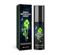 xinxinyu Glow in the Dark Spray Paint, 3.38oz Clear Coat that Glows, Glow Paint for Clothes, Long-Lasting Reflective Paints for High Visibility (Green)