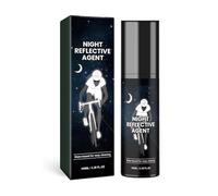 xinxinyu Glow in the Dark Spray Paint, 3.38oz Clear Coat that Glows, Glow Paint for Clothes, Long-Lasting Reflective Paints for High Visibility (White)