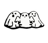 xinxinyu Halloween Bathroom Rugs,Halloween Spooky Ghosts Kitchen Mat,Halloween Ghost Decorative Non-Slip Floor Mat for Halloween Indoor Outdoor Entrance Decor(60x40cm) (C)