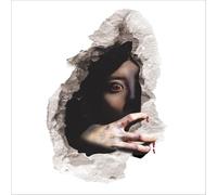 xinxinyu Halloween Horror Wall Sticker, Ghostly Female Figure, Gothic Style, White, Paper, Indoor, Wall, 1 Count