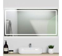 Xinyang 1400x700 Large Bathroom Mirrors with Lights,Heated Demister Pad,Touch Sensor Switch Wall Mounted