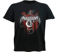XINYANGDAO Avantasia Men's Dragon Tour T Shirt Size L Black