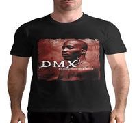 XINYANGDAO DMX T Shirts Shirt Mens Comfortable Short Sleeve Cotton T-Shirt Tops Size L Black