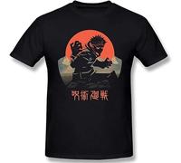 XINYANGDAO Jujutsu-Kaisen T-Shirt Men's Summer Cotton Short Sleeve Tee Size M Black