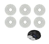 XinYangMao 6PCS Replacement Wet Mop Pads for Xiaomi X10+/X20+ & Dreame L10s Ultra/L20 Ultra/X30 Ultra/X40 Ultra/S30 Pro Robot Vacuum Cleaners, Washable Microfiber Mopping Cloths Accessories