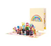 Xinyanmy 3D Pop Up Birthday Cards,Sweet 3D Birthday Card Gifts with Envelopes, Handmade Foldable Celebration Cards for Women, Men, Boys and Girls