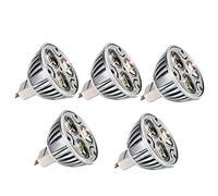 XINYANSEE 5 x MR16 GU5.3 LED Lamps 3W 240 Lumen 3000K Warm White Equivalent to Halogen 25W SMD LED Bulbs Beam Angle 60º AC/DC 12V