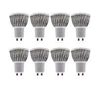 XINYANSEE 8x GU10 LED Bulbs 3W - 300Lumen A+ Cool White - LED Spotlight GU10 White Halogen Lamp Equivalent 30W - Non-Dimmable