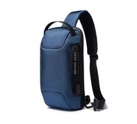 XINYASEE New men's chest bag models windproof function waterproof bag men's casual bag business bag crossbody bag men's shoulder bag (blue)