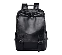 XINYASEE Tide School Backpacks Fashion Men's Shoulder Bag PU Leather Decompression Backpack Business Leisure Multifunctional Travel Backpacks School Backpacks