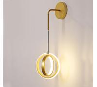 XINYASEE Wall Lights for bedrooms, Modern Decorative Wall Lights for Living Rooms, Bars, Dining Rooms, garages and corridors (Gold)