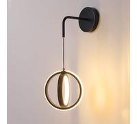 XINYASEE Wall Lights for bedrooms, Modern Decorative Wall Lights for Living Rooms, Bars, Dining Rooms, garages and corridors (Black)