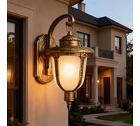 XINYASEE Waterproof Wall lamp, Dining Room Hallway Light Garden Decoration Outdoor Patio Light Retro Lighting fixtures, E27 Spiral lamp Base (BD-47)