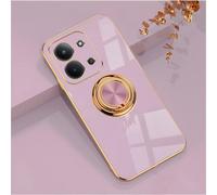 XINYEXIN Case for Xiaomi Redmi 15C 5G 4G / Poco C85 4G with Ring Stand Holder 360 Degree Rotating Kickstand Fashion Shockproof Protective Cover - Purple