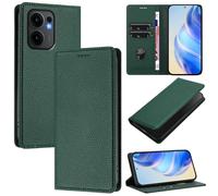 XINYEXIN Flip Case for Oppo Reno 13F 5G 4G / Reno 13 FS 5G 4G, Leather Wallet Folio Cover with Card Slot Foldable Stand Holder Magnetic Protective Case - Green