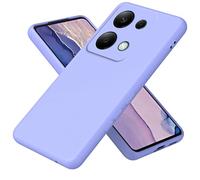 XINYEXIN Liquid Silicone Case for Xiaomi Redmi Note 13 Pro 4G / Xiaomi Poco M6 Pro with Microfiber Lining Flexible Ultra Slim Fit Thin Back Cover Shockproof Protective Phone Case - Purple
