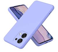 XINYEXIN Silicone Case for Oppo A6 Pro 5G, Ultra Slim Shockproof Cover with Microfiber Lining, Flexible Soft Back, Slim Grip Protective Phone Case - Purple