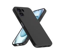 XINYEXIN Silicone Case for Oppo A6x 4G/5G, Ultra Slim Shockproof Cover with Microfiber Lining, Flexible Soft Back, Slim Grip Protective Phone Case - Black