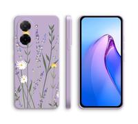 XINYEXIN Silicone Case for Xiaomi Redmi A5 4G (UK Edition), Slim Shockproof Phone Cover with Cute Pattern, Non-Slip Protective - Lavender, Purple