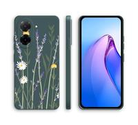 XINYEXIN Silicone Case for Xiaomi Redmi A5 4G (UK Edition), Slim Shockproof Phone Cover with Cute Pattern, Non-Slip Protective - Lavender, Green