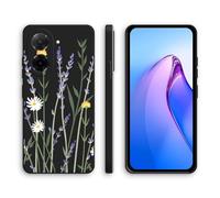 XINYEXIN Silicone Case for Xiaomi Redmi A5 4G (UK Edition), Slim Shockproof Phone Cover with Cute Pattern, Non-Slip Protective - Lavender, Black