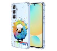 XINYEXIN Transparent Case for Oppo Find X9s, Slim Shockproof TPU Bumper Clear Phone Case Cute Pattern, Colorful Cool Art Graffiti Series - Sheep