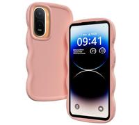 XINYEXIN Wavy Case for Xiaomi Redmi A7 Pro/Poco C81 Pro Pink
