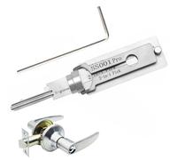 Xinyig 2 in1 Lock Pick and Decoder, Ma/Ster Key Decoder Lock Picking Tool, Stainless Steel, 2 Pack