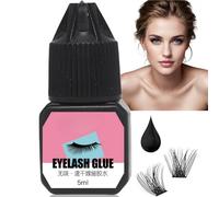 Xinyig Waterproof Eyelash Extension Glue, Individual & Cluster Lash Glue, Long-Lasting & Waterproof, Black Bond & Seal, Lash Gel