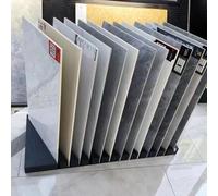 Xinyilau Tile Sample Rack, Tile Sample Display Stand, Insertion Tiles Sample Holder for Exhibition Halls, Retail Stores,Tile Display Rack(Black,30cm/11.8in)