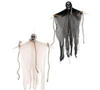 XINYIN 2pcs Halloween Hanging Specter Ornament Haunts House Scene Layouts Props Skeletons For Festivities Decoration Skull Ornament Halloween Skeletons For Party