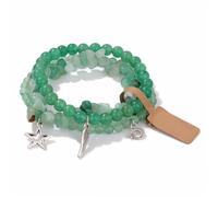 XINYIN 3pcs Unique Star Moon Charm Bracelets Set ForWomen Trendy Accessories Crystal Alloy Designs Wrist Chain Charm Party Date