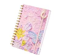 XINYIN A 5 Travel Notebook Spirals Notebook Butterfly Stationery Notepads Aesthetic Journal School Supplies