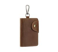 XINYIN Business Casual Waist Key Holder For Men Pocket PU Leather Card Organization Compact Design Keychain For Essential Travel Keychain
