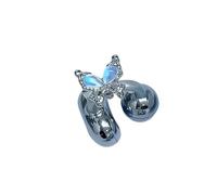 XINYIN Butterfly Rhinestones Earphone Charm Ear Clip Accessory Easily Clip On Design For Personalize Styles Upgrades Decors Earphone Charms
