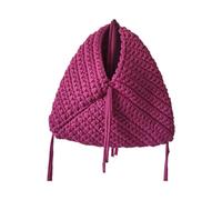 XINYIN Colorful Reinforced Satchel Modern Woven Design Triangular Base Evening Purse Multifunctional Lightweight Bag For Women Friendly Woven Bag