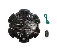 XINYIN Eel Cage Fishing Baits Shrimp Crawfishes Catcher Lobsters Meshes With Ball Pull Rope Quick Setups Enduring Fishing Shrimp Crawfish Catcher