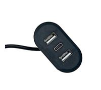 XINYIN Embedded Desktop USB TYPE C Charging Adapter Furniture Sofa Socket Multifunctional Concealed Fast Charging Cable Connector Space Saving USB Charging Adapter
