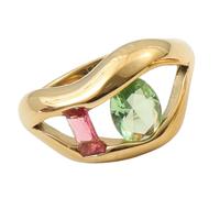 XINYIN Fashionable Ergonomic Cubic Zirconia Rings Titaniumed Steel Jewelry With Multicolor Designs 3 Sizes Portable Comfort Fit Stylish Statement Rings For Women