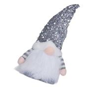 XINYIN Festive Plush Dwarf Doll With Storage Handmade Christmas Ornament For Home Decor Soft Lighted Holiday Accent Fabric Christmas Ornament