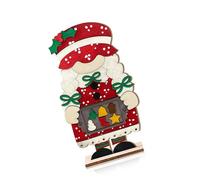 XINYIN Hand Carved Christmas Gnomes Wooden Figurine User Friendly Paint Safe For Kids Festival Home Decors Christmas Party Tabletop Decors