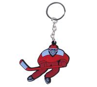 XINYIN Ice Hockey Sport Pendant Key Ring Cartoon Winter Sports Charm Key Ring Car Key Holder Bag Pendant Handbag Accessories Ice Hockey Keyring