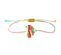 XINYIN Romance Twine Cord Bracelets Braided Heart Pattern Unisex Love Tokens Handcrafted Couple Jewelry Accessory Braided Couple Bracelets