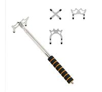 XINYIN Stainless Steel Pool Cue Bridge Tool Retractable Pool Bridge Stick Detachable For Smooth Adjustments And Portables Light Weight Table Accessories