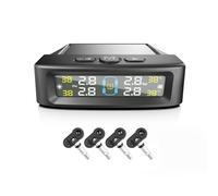 XINYIN TPMS Tire Pressure Systems Car Alarm Systems Solar USB Powered 4 Sensors Digital Display Tire Pressure