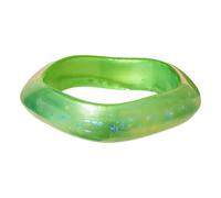 XINYIN Trendy Oversized Resin Bangle Thick Fashion | Unique Artistic Resin Bangle Distinctive Irregular Shape, Lightweight Jewelry Accessories Her