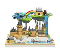 Xinyoe Magic Castle Block Set, 3088 Pcs Micro Diamond Particles Creative Architecture Building Block Sets, Collectible Architecture Decoration Gifts for Kids and Adults